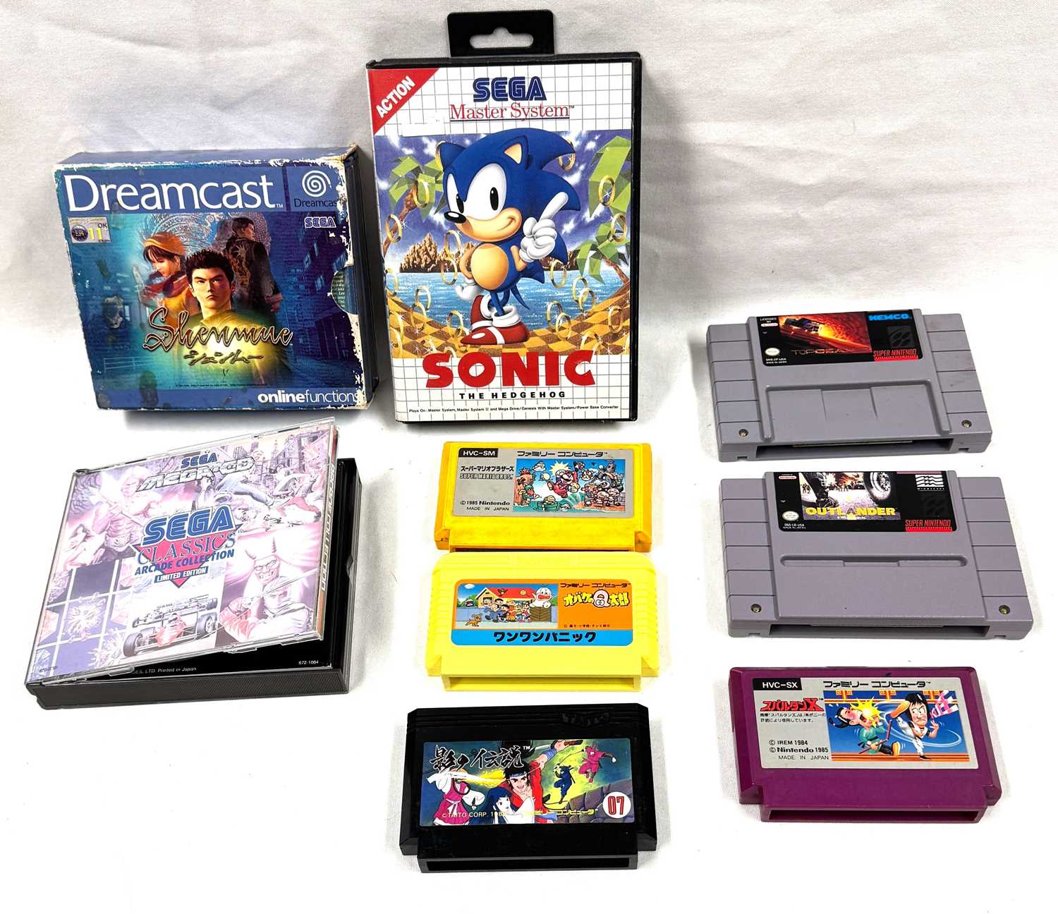 Lot 47 - Assorted Retro Video Games x 9
