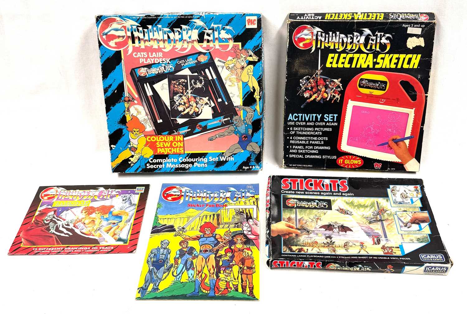 Lot 241 - Thundercats vintage Stationary sets x 5