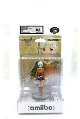 Lot 65 - Nintendo Amiibo Monster Hunter Stories 2 Wings of Ruin Ena 2021 - UKG Graded 100 Gem Gold Uncirculated