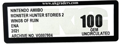 Lot 65 - Nintendo Amiibo Monster Hunter Stories 2 Wings of Ruin Ena 2021 - UKG Graded 100 Gem Gold Uncirculated