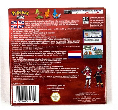 Lot 314 - Nintendo Game Boy Pokemon Ruby Version with Inserts