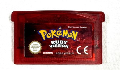 Lot 314 - Nintendo Game Boy Pokemon Ruby Version with Inserts