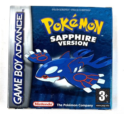 Lot 315 - Nintendo Game Boy Pokemon Sapphire Version with Inserts