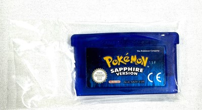 Lot 315 - Nintendo Game Boy Pokemon Sapphire Version with Inserts