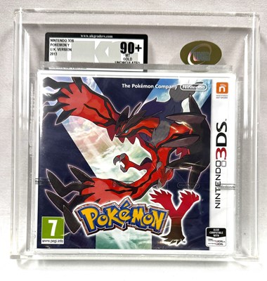 Lot 310 - Nintendo 3DS Pokemon Y UK Version 2013 - UKG Graded 90+ Mint Gold Uncirculated