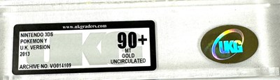 Lot 310 - Nintendo 3DS Pokemon Y UK Version 2013 - UKG Graded 90+ Mint Gold Uncirculated