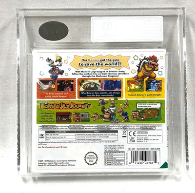 Lot 304 - Nintendo 3DS Mario & Luigi Bowser's Inside Story + UK Version 2019 - UKG Graded 95 Mint Gold Uncirculated