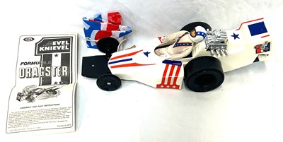 Lot 306 - Ideal Evel Knievel vintage Formula 1 Dragster