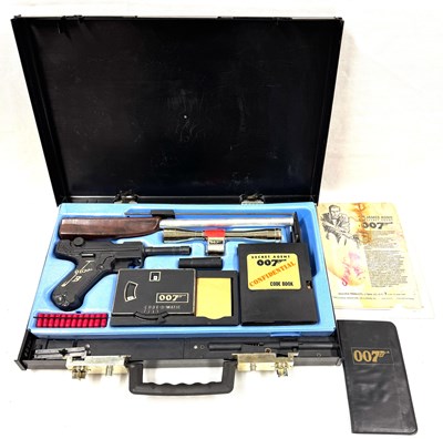 Lot 356 - Multiple Toy Makers vintage James Bond 007 Secret Agent Shooting Attache' Case MIB