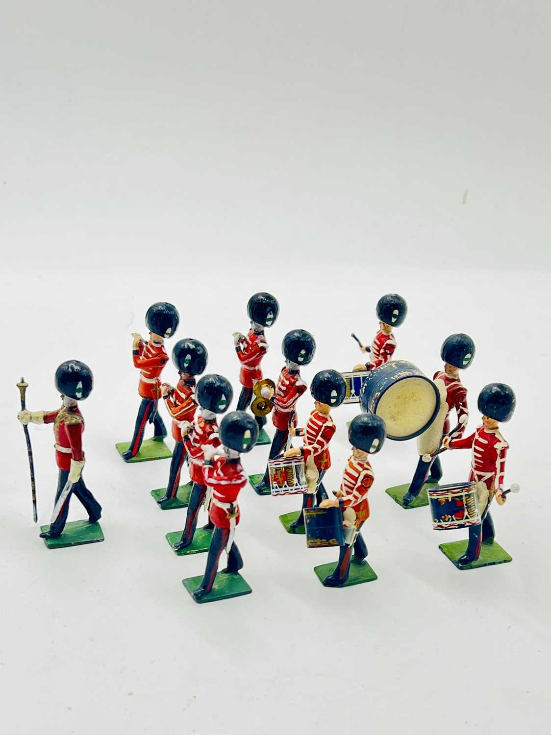 Lot 53 - Britains - Set 2108 - Drums & Fifes of the Welsh Guards [1956-60]