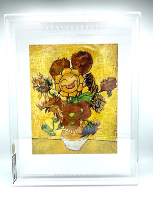 Lot 68 - Pokemon Van Gogh Sunflora Art Print - UKG Graded 100 Gem Gold Uncirculated