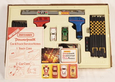 Lot 630 - Matchbox Powertrack PT-2000 Monza Slot Car set boxed.