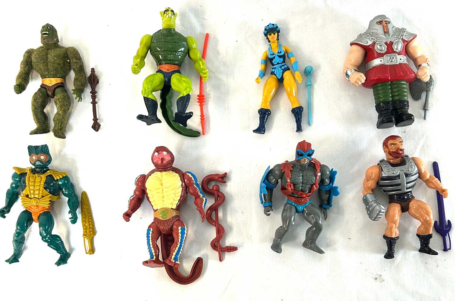 Lot 88 - Mattel Masters of the Universe vintage figures x 8