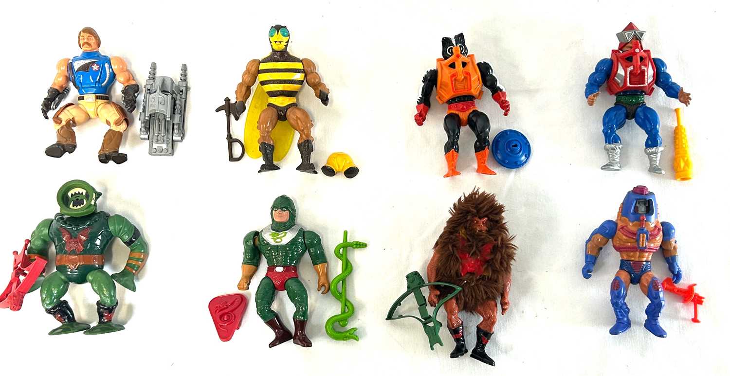 Lot 89 - Mattel Masters of the Universe vintage figures x 8