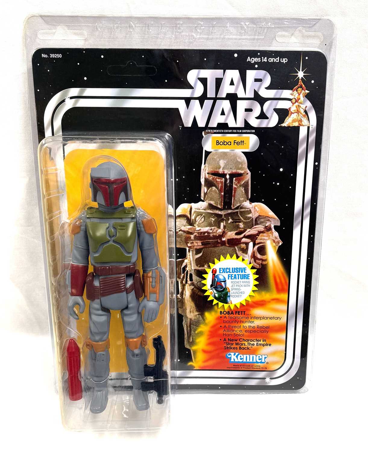 Lot 16 - Gentle Giant Star Wars Kenner Jumbo 12" Boba Fett figure MISP