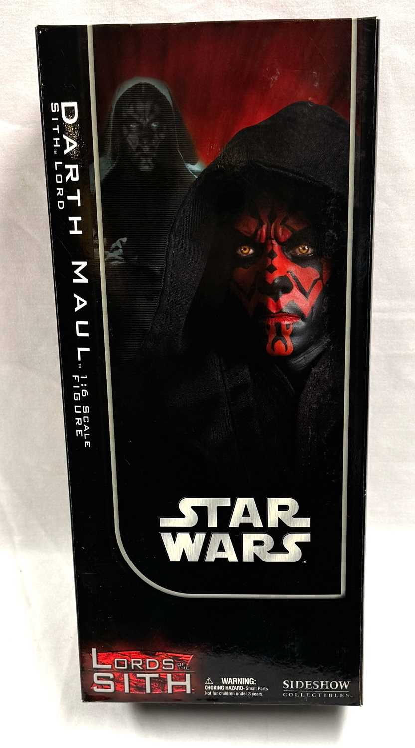 Lot 18 - Sideshow Collectibles Star Wars Darth Maul Sith Lord 1:6th scale figure MISP