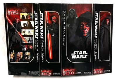 Lot 18 - Sideshow Collectibles Star Wars Darth Maul Sith Lord 1:6th scale figure MISP