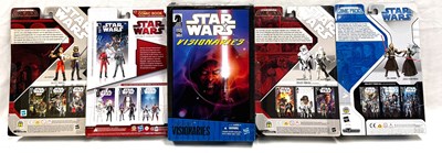 Lot 21 - Hasbro Star Wars 3 3/4" figure Comic Packs x 5 MISP