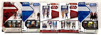 Lot 23 - Hasbro Star Wars 3 3/4" figure Comic Packs x 5 MISP