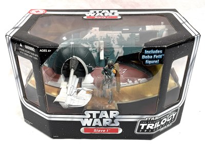 Lot 30 - Hasbro Star Wars Original Trilogy Collection Slave 1 3 3/4" figure & vehicle set MISB