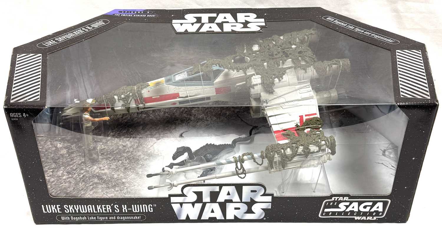 Lot 31 - Hasbro Star Wars Saga Collection Luke Skywalker's X-Wing 3 3/4" figure & vehicle set MISP
