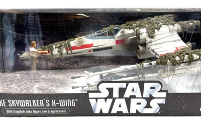 Lot 31 - Hasbro Star Wars Saga Collection Luke Skywalker's X-Wing 3 3/4" figure & vehicle set MISP