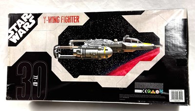 Lot 32 - Hasbro Star Wars 30th Anniversary Y-Wing Fighter 3 3/4" figure & vehicle set MISP