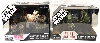 Lot 33 - Hasbro Star Wars 30th Anniversary Battle Packs 3 3/4" figure sets x 2 MISP