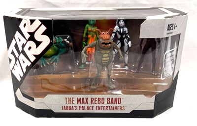 Lot 38 - Hasbro Star Wars Max Rebo Band Jabba's Place 3 3/4" figure sets x 2 MISB
