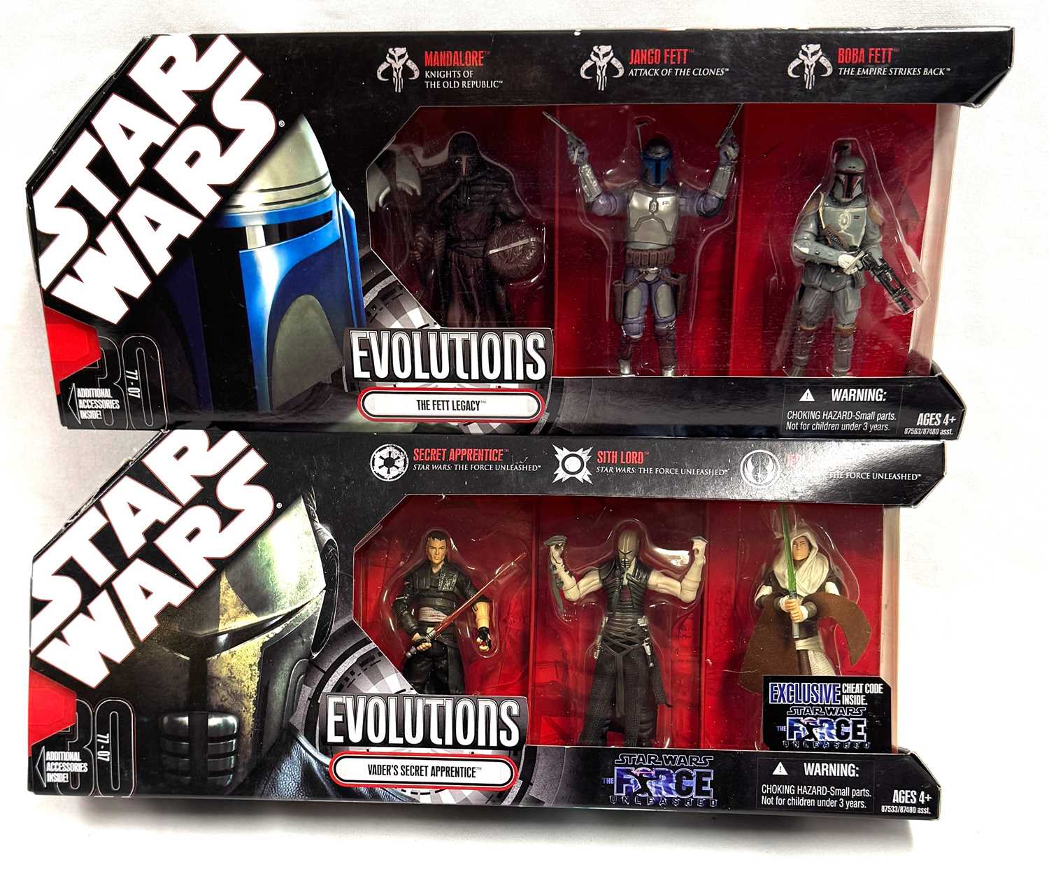 Lot 39 - Hasbro Star Wars Evolutions 3 3/4" figure sets x 2 MISP