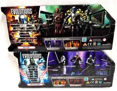 Lot 39 - Hasbro Star Wars Evolutions 3 3/4" figure sets x 2 MISP