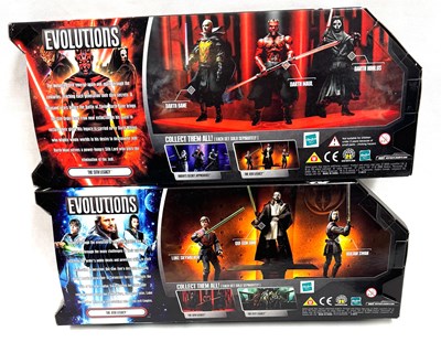 Lot 40 - Hasbro Star Wars Evolutions 3 3/4" figure sets x 2 MISP