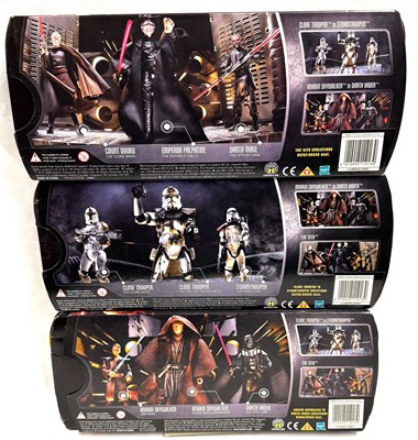 Lot 42 - Hasbro Star Wars Evolutions 3 3/4" figure sets x 3 MISP