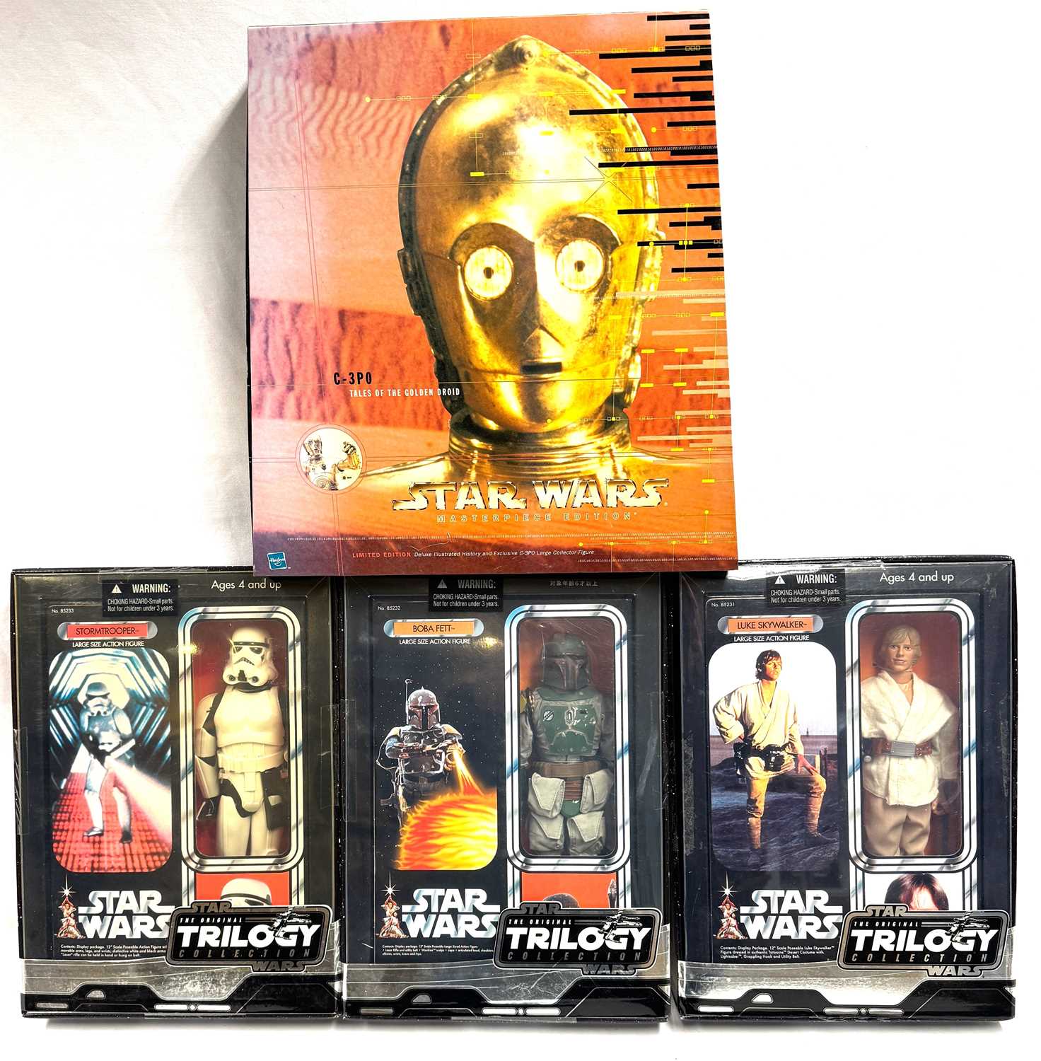 Lot 48 - Hasbro Star Wars Original Trilogy Collection & Masterpiece Edition 12" figures x 4 MISP