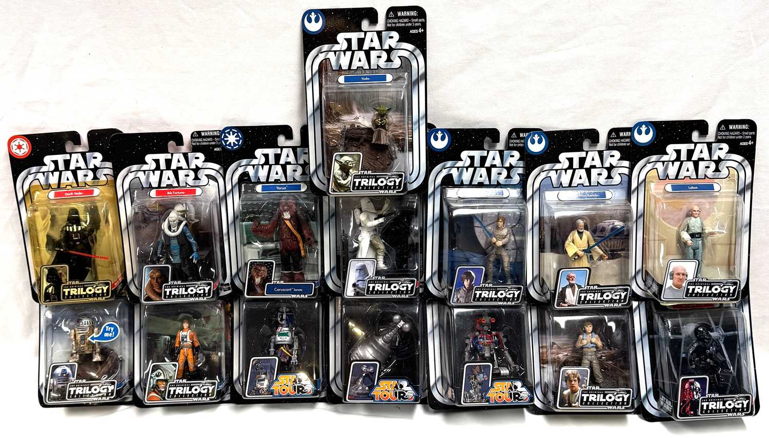 Lot 71 - Hasbro Star Wars The Original Trilogy Collection 3 3/4" figures x 15 MISP