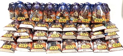 Lot 82 - Hasbro Star Wars Revenge of the Sith 3 3/4" figures x 40 MISP