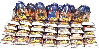 Lot 83 - Hasbro Star Wars Revenge of the Sith 3 3/4" figures x 40 MISP