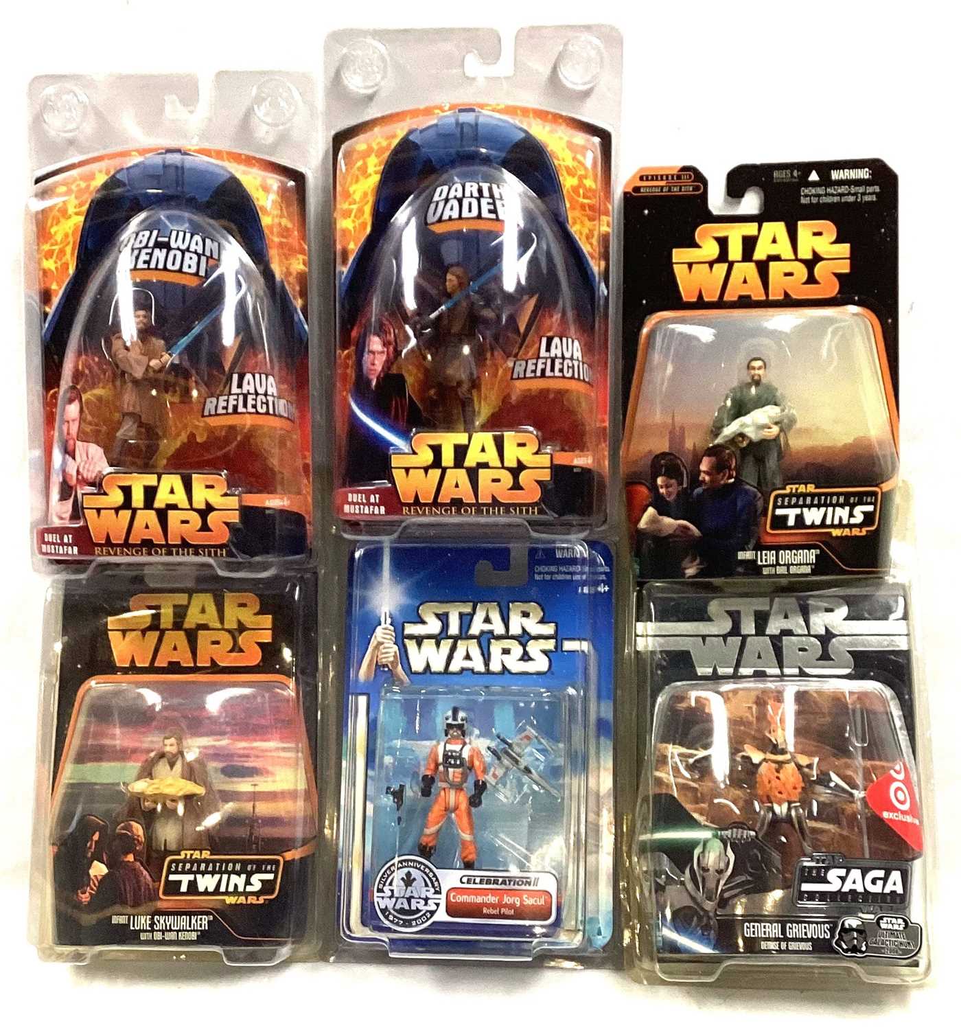 Lot 87 - Hasbro Star Wars modern Exclusive 3 3/4" figures x 6 MISP