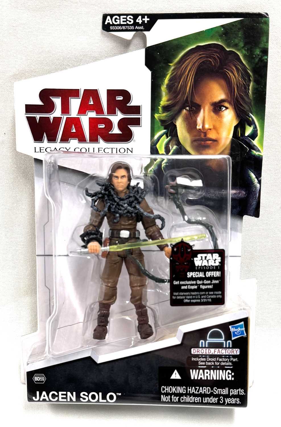 Lot 90 - Hasbro Star Wars Legacy Collection Jacen Solo 3 3/4" figure MISP