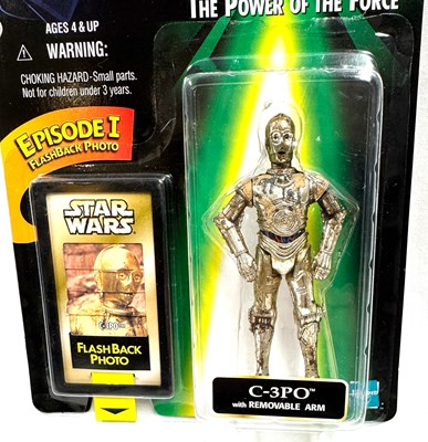 Lot 93 - Hasbro Star Wars Flashback C-3PO Autographed 3 3/4" figure MISP