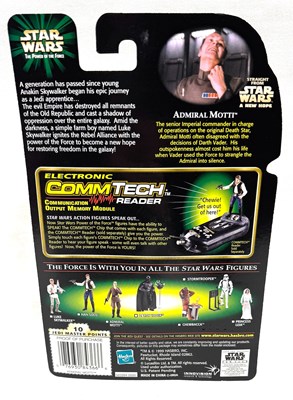 Lot 94 - Hasbro Star Wars CommTech Admiral Motti Autographed 3 3/4" figure MISP