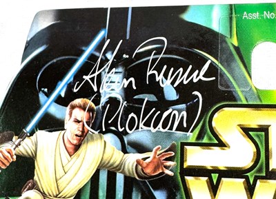 Lot 96 - Hasbro Star Wars Power of the Jedi Plo Koon Autographed 3 3/4" figure MISP