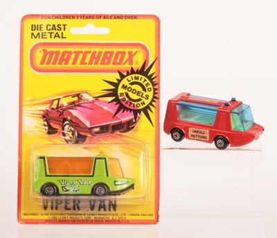Lot 196 - Matchbox Superfast 2 x 46b Stretcha Fetcha Ambulance