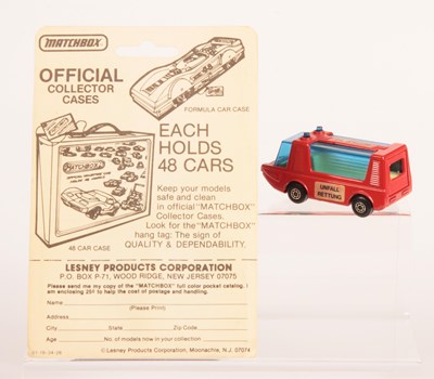 Lot 196 - Matchbox Superfast 2 x 46b Stretcha Fetcha Ambulance