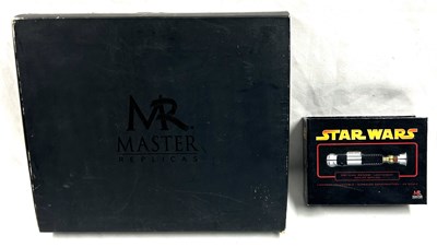 Lot 141 - Master Replicas Star Wars :45 scaled replica Lightsabers x 2 MIB
