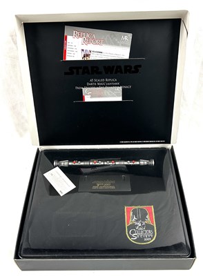 Lot 141 - Master Replicas Star Wars :45 scaled replica Lightsabers x 2 MIB