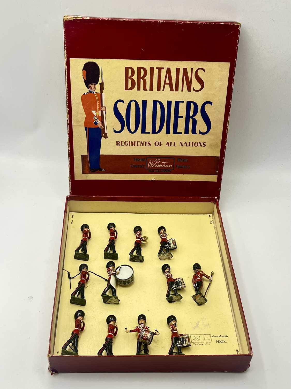 Lot 291 - Britains - Set 2108 - Drums & Fifes of the Welsh Guards [1956-60]