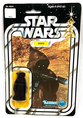 Lot 190 - Kenner Star Wars vintage Jawa 3 3/4" figure 20 back MOC