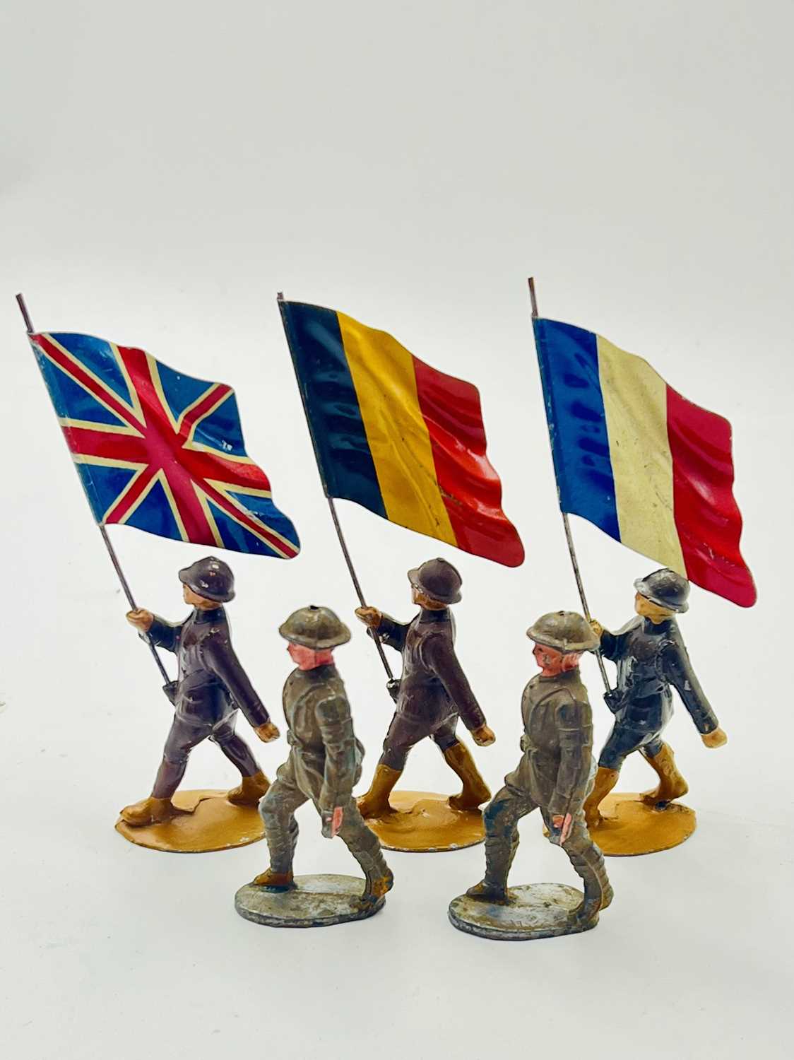 Lot 331 - Mignalu, Quiralu or Similar Maker, 60mm Scale Figures, WW1 Army Series