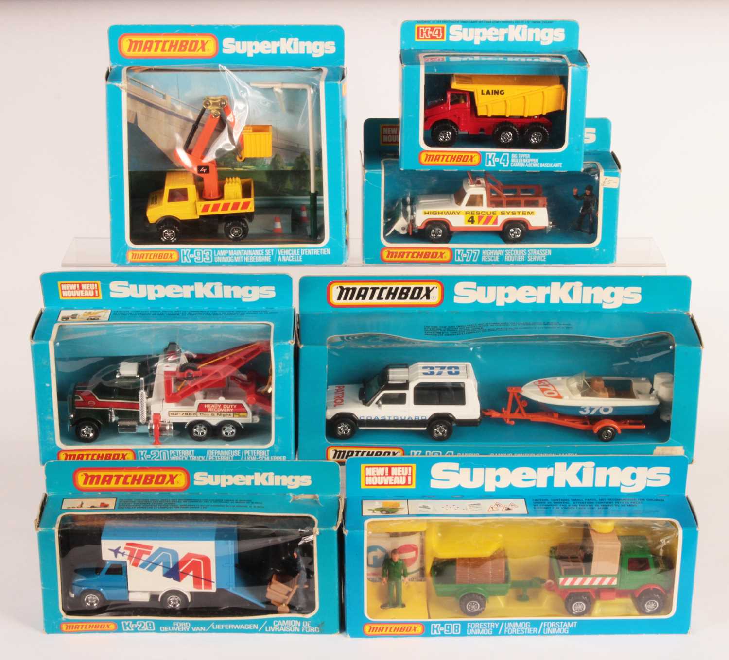 Matchbox SuperKings K-29/2; Ford A Series Luton Van; 75 Express, Paris 155652 Matchbox SuperKings K-29/2; Ford A Series Luton Van; 75 Express, Paris 155652